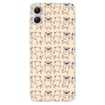 Senada Samsung Galaxy A07 İle Uyumlu Kılıf 6.7 İnc Dekoratif Silikon Baskılı Kapak Pug