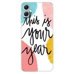 Senada Samsung Galaxy A07 İle Uyumlu Kılıf 6.7 İnc Dekoratif Silikon Baskılı Kapak Your Year