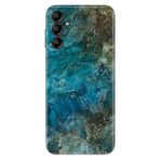 Senada Samsung Galaxy A25 İle Uyumlu Kılıf Silikon Desenli Resimli Kapak Mavi Mermer