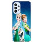 Senada Samsung Galaxy A33 5g ile Uyumlu Kılıf Resimli Desenli Silikon ElsaAnnaOlaf
