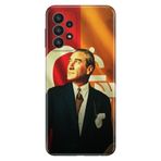 Senada Samsung Galaxy A33Uyumlu İle Uyumlu Kılıf 0.4Mm Lazer Kesim Silikon Kapak Gs Mustafa Kemal