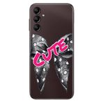 Senada Samsung Galaxy A54 İle Uyumlu Kılıf Silikon Desenli Resimli Kapak Cute Kurdele