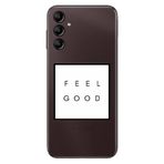 Senada Samsung Galaxy A54 İle Uyumlu Kılıf Silikon Desenli Resimli Kapak Feel Good