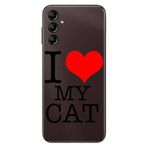 Senada Samsung Galaxy A54 İle Uyumlu Kılıf Silikon Desenli Resimli Kapak İlovecat