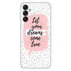 Senada Samsung Galaxy A54 İle Uyumlu Kılıf Silikon Desenli Resimli Kapak Let Dream Love