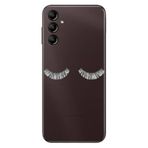 Senada Samsung Galaxy A54 İle Uyumlu Kılıf Silikon Desenli Resimli Kapak Masum Kirpik