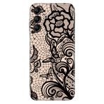 Senada Samsung Galaxy A54 İle Uyumlu Kılıf Silikon Desenli Resimli Kapak Pink Mandala