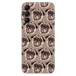 Senada Samsung Galaxy A54 İle Uyumlu Kılıf Silikon Desenli Resimli Kapak Pug Pug Köpek