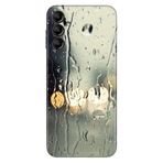 Senada Samsung Galaxy A54 İle Uyumlu Kılıf Silikon Desenli Resimli Kapak Yağmurlu Bir Akşam