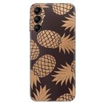 Senada Samsung Galaxy A54 İle Uyumlu Kılıf Silikon Desenli Resimli Uv Kapak Ananas