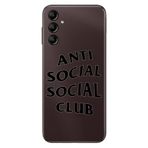 Senada Samsung Galaxy A54 İle Uyumlu Kılıf Silikon Desenli Resimli Uv Kapak Anti Social