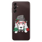Senada Samsung Galaxy A54 İle Uyumlu Kılıf Silikon Desenli Resimli Uv Kapak Aşk Köpeği