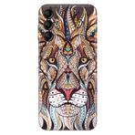 Senada Samsung Galaxy A54 İle Uyumlu Kılıf Silikon Desenli Resimli Uv Kapak Aslan Mandala