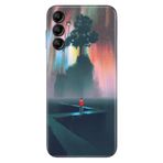 Senada Samsung Galaxy A54 İle Uyumlu Kılıf Silikon Desenli Resimli Uv Kapak Big Tree