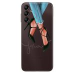 Senada Samsung Galaxy A54 İle Uyumlu Kılıf Silikon Desenli Resimli Uv Kapak Fashion,Color867