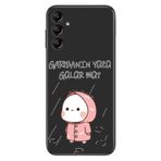 Senada Samsung Galaxy A54 İle Uyumlu Kılıf Silikon Desenli Resimli Uv Kapak Garibanın Yüzü Gülür Mü?