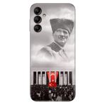 Senada Samsung Galaxy A54 İle Uyumlu Kılıf Silikon Desenli Resimli Uv Kapak Gazi Mustafa