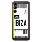 Senada Samsung Galaxy A54 İle Uyumlu Kılıf Silikon Desenli Resimli Uv Kapak Ibiza Uçak Bileti