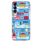 Senada Samsung Galaxy A54 İle Uyumlu Kılıf Silikon Desenli Resimli Uv Kapak Istanbul Geo