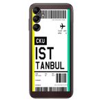 Senada Samsung Galaxy A54 İle Uyumlu Kılıf Silikon Desenli Resimli Uv Kapak Istanbul Uçak Bileti