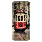 Senada Samsung Galaxy A54 İle Uyumlu Kılıf Silikon Desenli Resimli Uv Kapak Istiklal Taksim