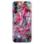 Senada Samsung Galaxy A54 İle Uyumlu Kılıf Silikon Desenli Resimli Uv Kapak Karma Boyama