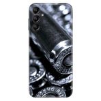 Senada Samsung Galaxy A54 İle Uyumlu Kılıf Silikon Desenli Resimli Uv Kapak Kurşun