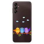 Senada Samsung Galaxy A54 İle Uyumlu Kılıf Silikon Desenli Resimli Uv Kapak Kuşlar