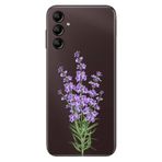 Senada Samsung Galaxy A54 İle Uyumlu Kılıf Silikon Desenli Resimli Uv Kapak Lavanta
