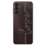 Senada Samsung Galaxy A54 İle Uyumlu Kılıf Silikon Desenli Resimli Uv Kapak Love Dizayn