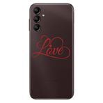 Senada Samsung Galaxy A54 İle Uyumlu Kılıf Silikon Desenli Resimli Uv Kapak Loveinlove
