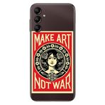 Senada Samsung Galaxy A54 İle Uyumlu Kılıf Silikon Desenli Resimli Uv Kapak Make Art