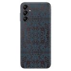 Senada Samsung Galaxy A54 İle Uyumlu Kılıf Silikon Desenli Resimli Uv Kapak Mandala V