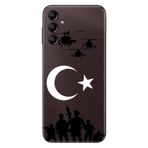 Senada Samsung Galaxy A54 İle Uyumlu Kılıf Silikon Desenli Resimli Uv Kapak Mehmetçik
