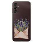 Senada Samsung Galaxy A54 İle Uyumlu Kılıf Silikon Desenli Resimli Uv Kapak Mektup