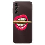 Senada Samsung Galaxy A54 İle Uyumlu Kılıf Silikon Desenli Resimli Uv Kapak Mermidudak