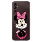 Senada Samsung Galaxy A54 İle Uyumlu Kılıf Silikon Desenli Resimli Uv Kapak Minniee Karakter
