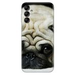 Senada Samsung Galaxy A54 İle Uyumlu Kılıf Silikon Desenli Resimli Uv Kapak Miskin Pug