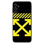 Senada Samsung Galaxy A54 İle Uyumlu Kılıf Silikon Desenli Resimli Uv Kapak Off White