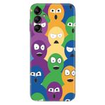 Senada Samsung Galaxy A54 İle Uyumlu Kılıf Silikon Desenli Resimli Uv Kapak Renkli Ordu