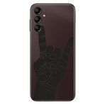 Senada Samsung Galaxy A54 İle Uyumlu Kılıf Silikon Desenli Resimli Uv Kapak Rock'N