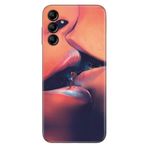 Senada Samsung Galaxy A54 İle Uyumlu Kılıf Silikon Desenli Resimli Uv Kapak Romantik