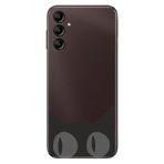 Senada Samsung Galaxy A54 İle Uyumlu Kılıf Silikon Desenli Resimli Uv Kapak Şaşkın Kedi