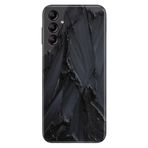 Senada Samsung Galaxy A54 İle Uyumlu Kılıf Silikon Desenli Resimli Uv Kapak Siyah Beton