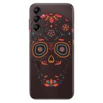 Senada Samsung Galaxy A54 İle Uyumlu Kılıf Silikon Desenli Resimli Uv Kapak Skull66