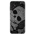 Senada Samsung Galaxy A54 İle Uyumlu Kılıf Silikon Desenli Resimli Uv Kapak Skuller