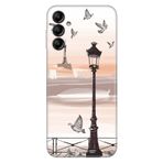 Senada Samsung Galaxy A54 İle Uyumlu Kılıf Silikon Desenli Resimli Uv Kapak Sonbahar,Color336