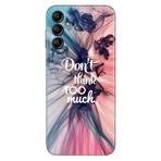 Senada Samsung Galaxy A54 İle Uyumlu Kılıf Silikon Desenli Resimli Uv Kapak Too Much