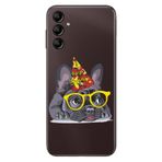 Senada Samsung Galaxy A54 İle Uyumlu Kılıf Silikon Desenli Resimli Uv Kapak Ufak Pug