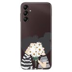 Senada Samsung Galaxy A54 İle Uyumlu Kılıf Silikon Desenli Resimli Uv Kapak Utangaç Aşk